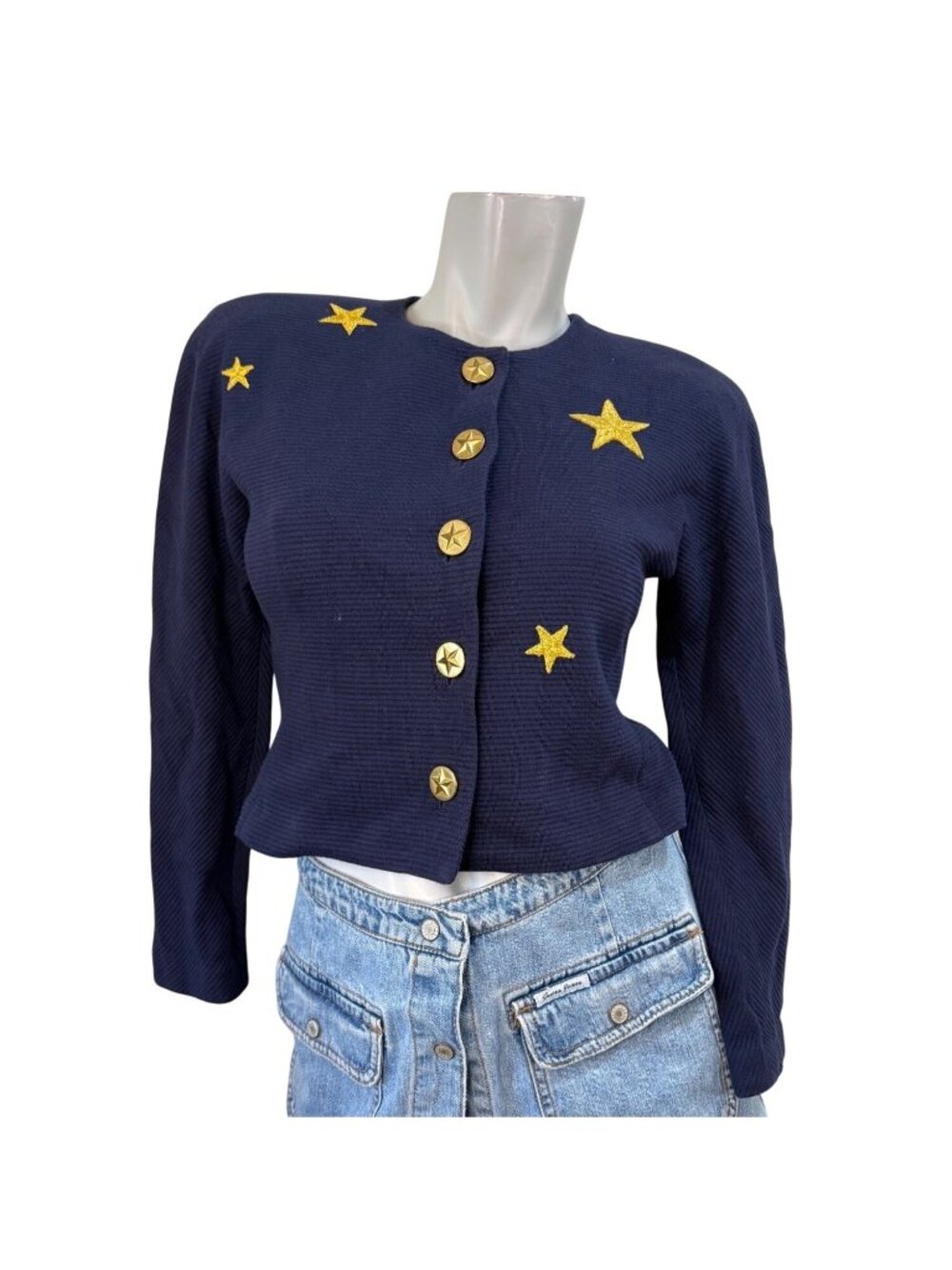 Nautical Patriotic Coastal Preppy Yacht Party Sailing Vintage Star Blazer